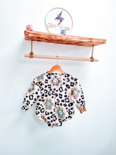 Load image into Gallery viewer, Flower Power Sweater Romper